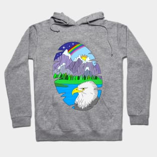 Eagle scene Hoodie